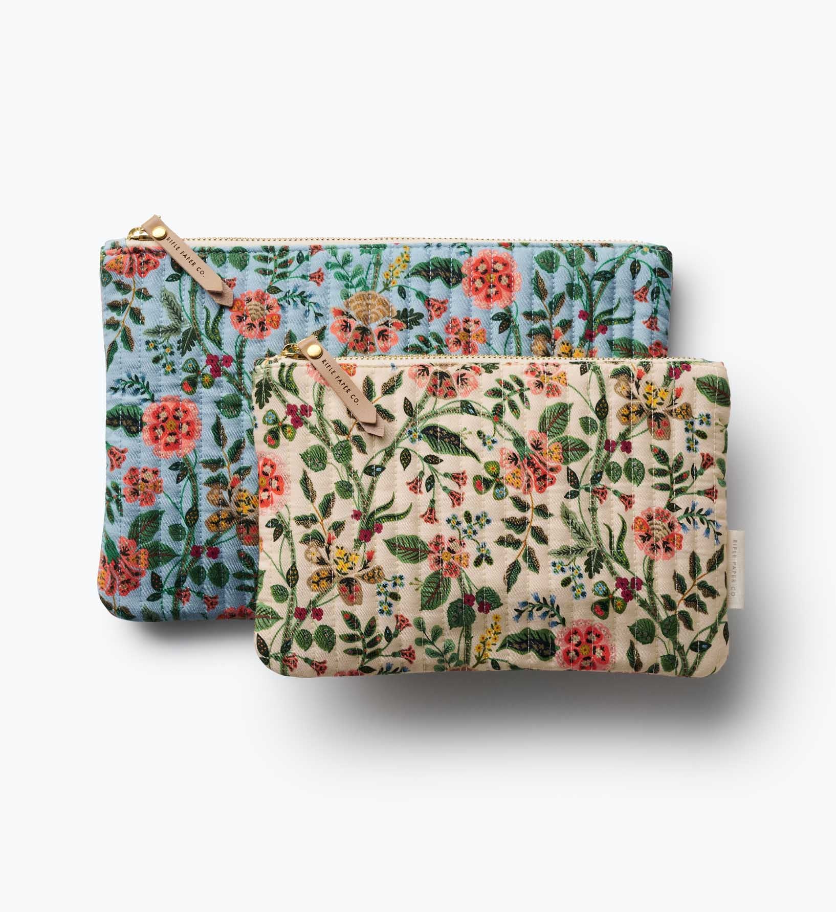 Quilted Pouch Set - Gracie