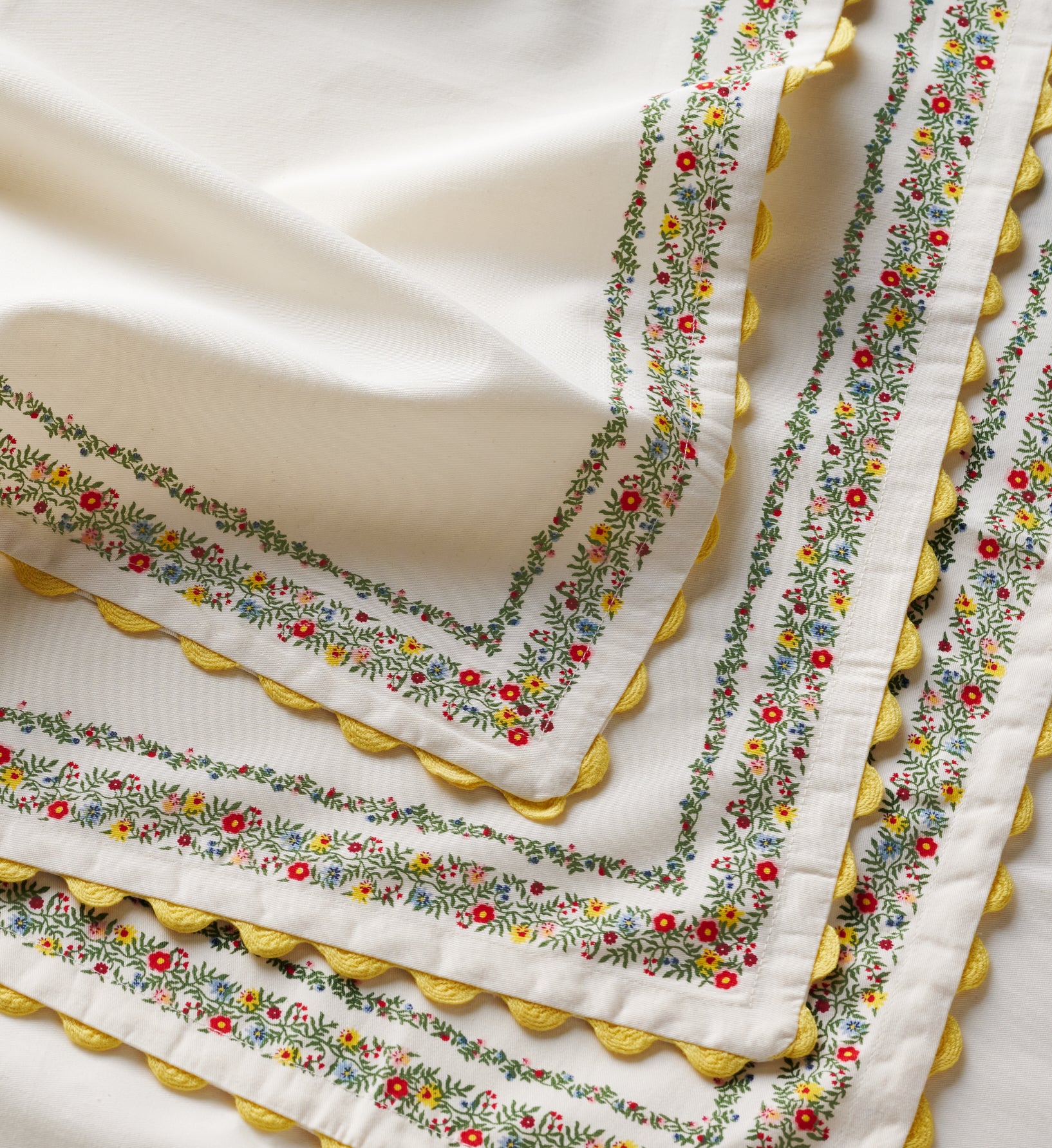 Cotton Napkin Set - Rosette