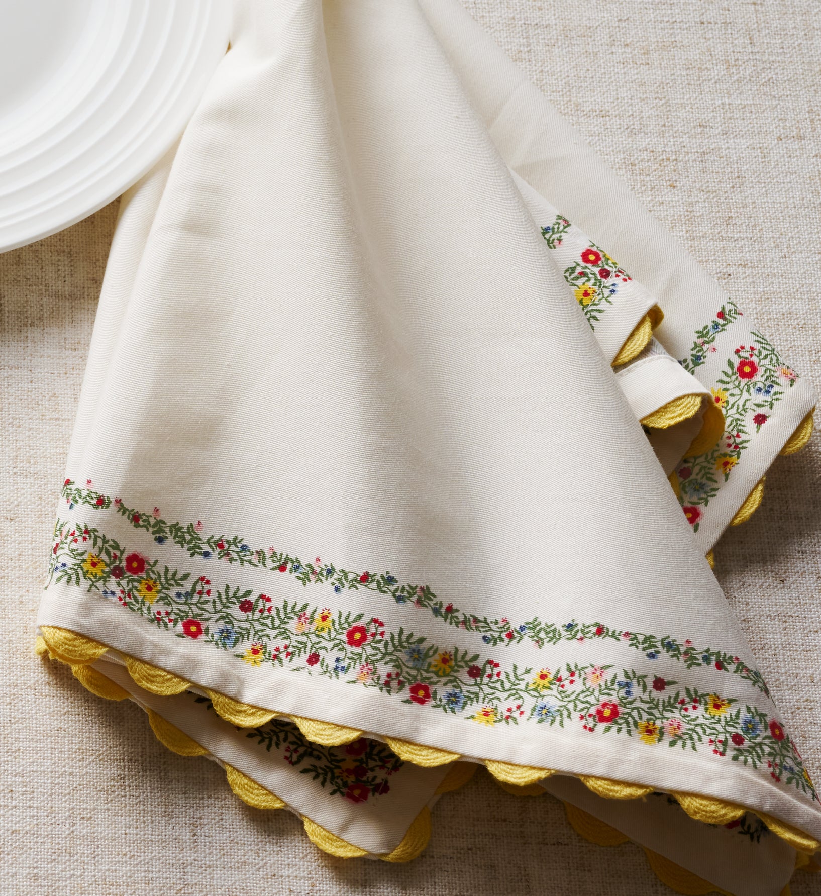 Cotton Napkin Set - Rosette