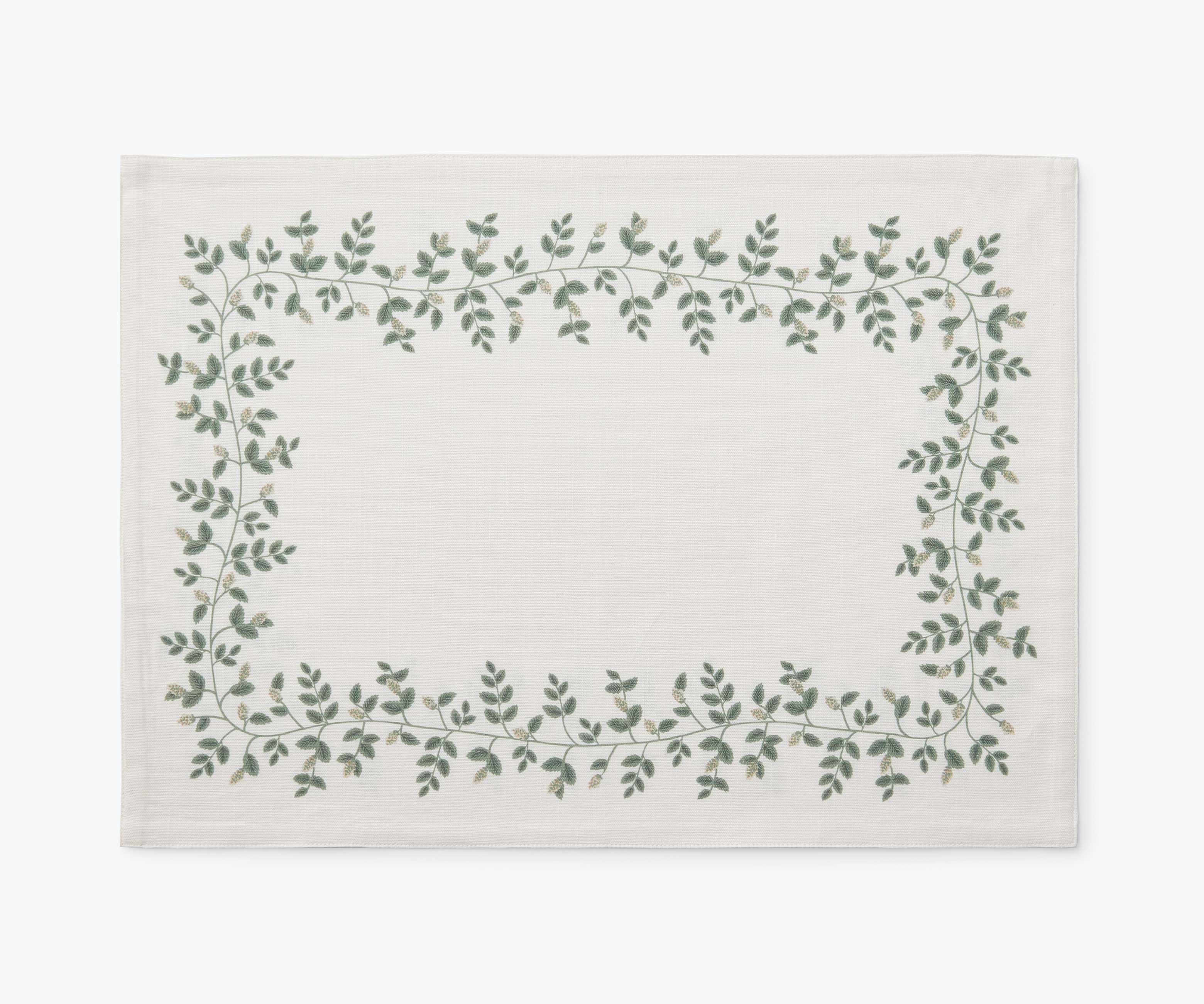 Cotton Placemats - Climbing Vines