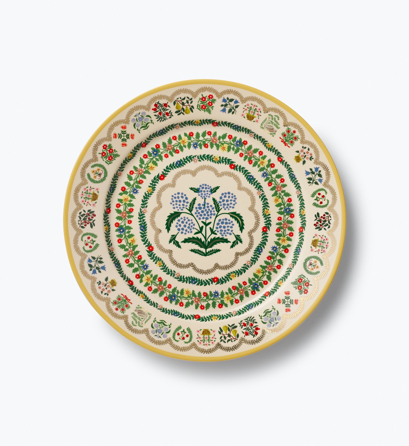 Porcelain Dinner Plate Set - Rosette