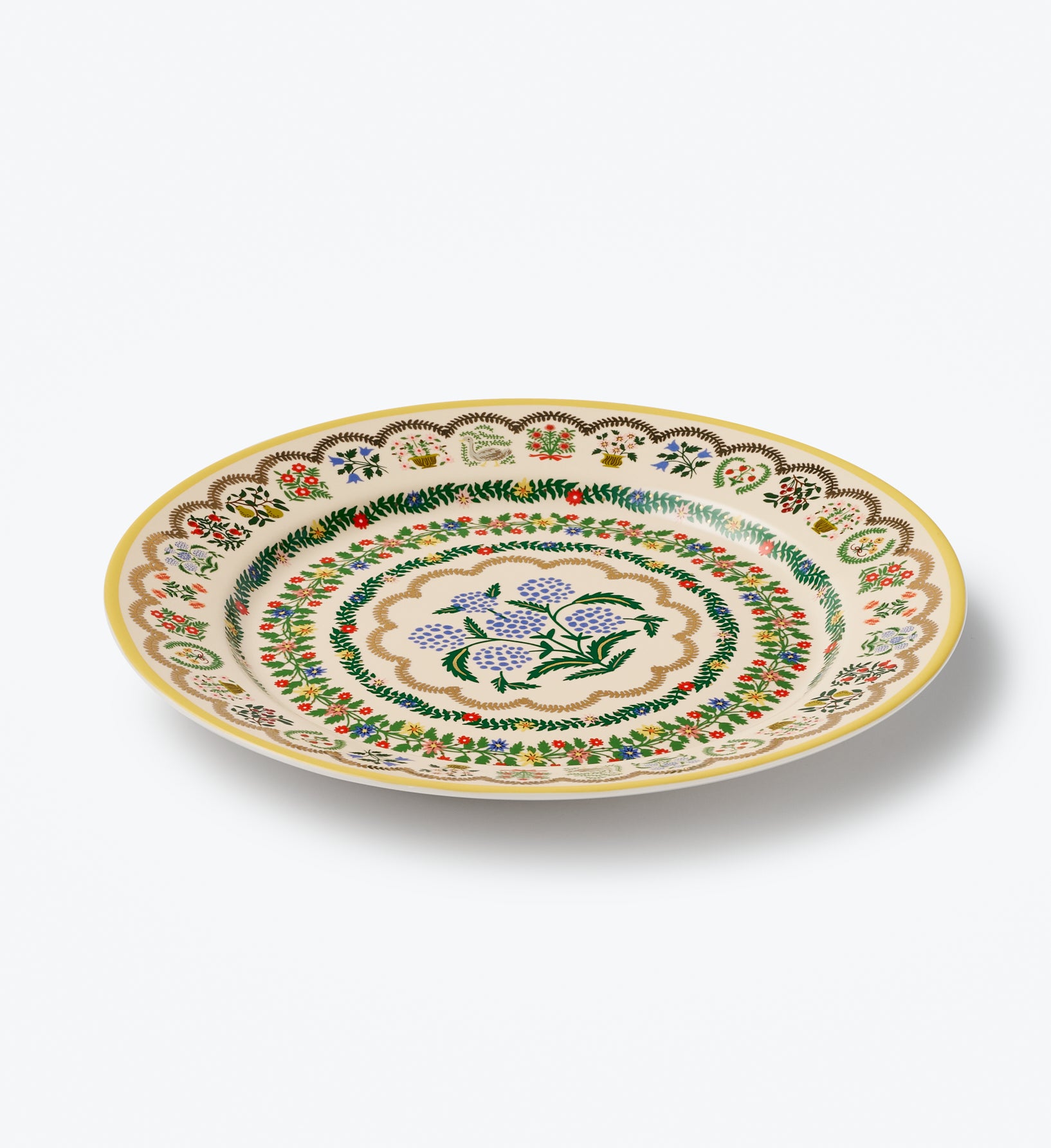 Porcelain Dinner Plate Set - Rosette