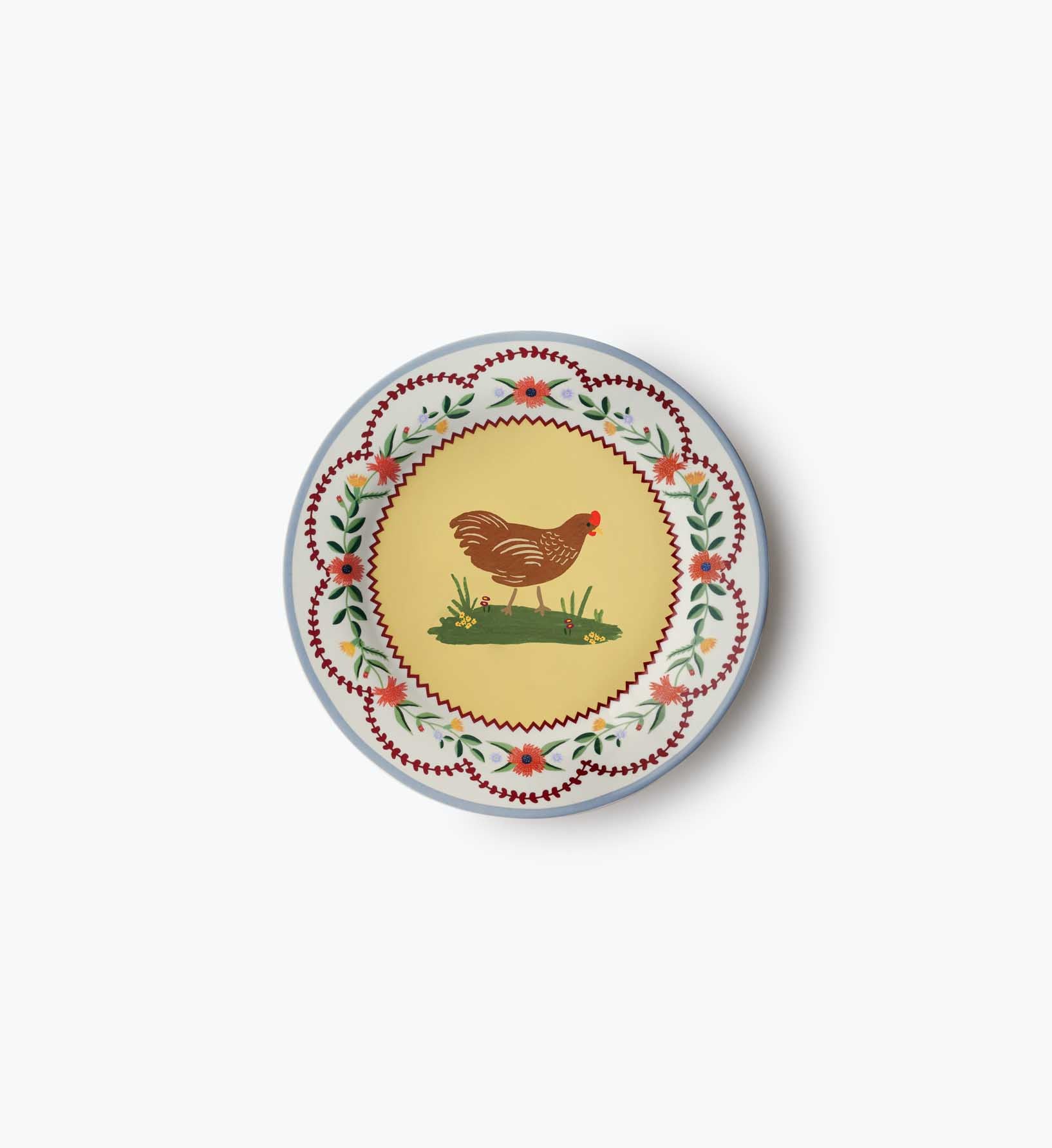 Porcelain Dessert Plate Set - Home Sweet Home