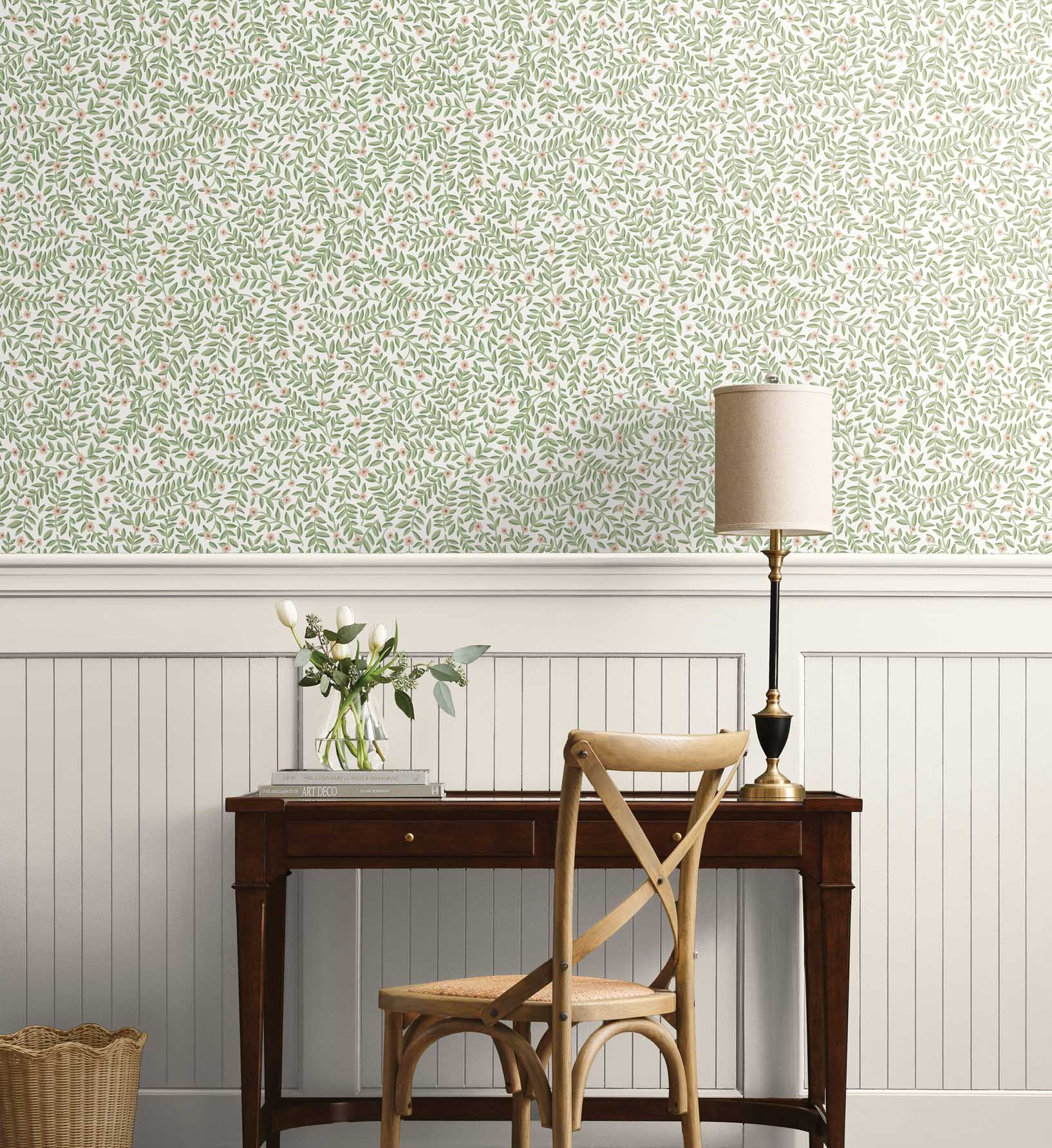 Elodie Peel & Stick Wallpaper Sample - Cream