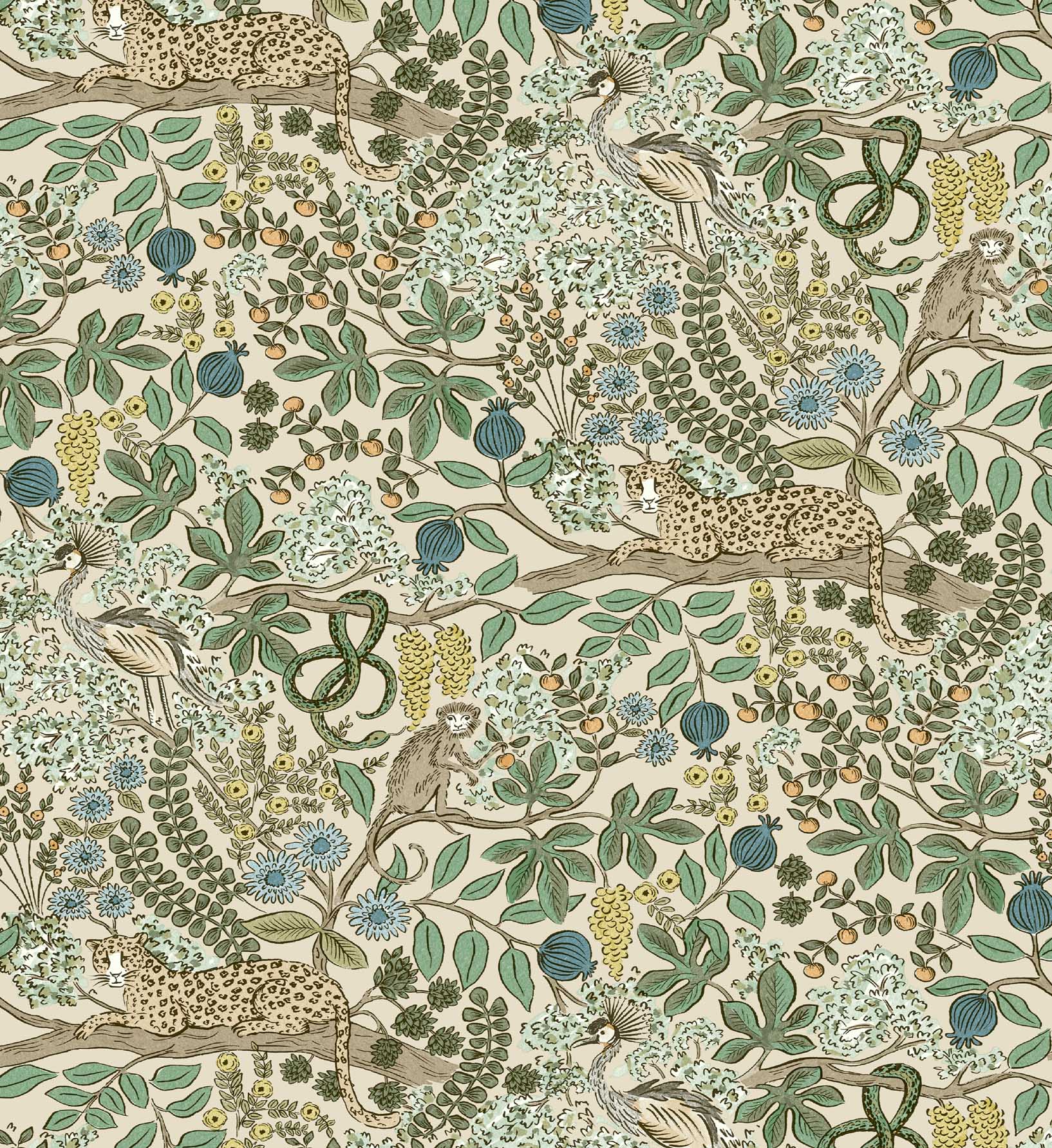 Safari Peel & Stick Wallpaper Sample - Cream