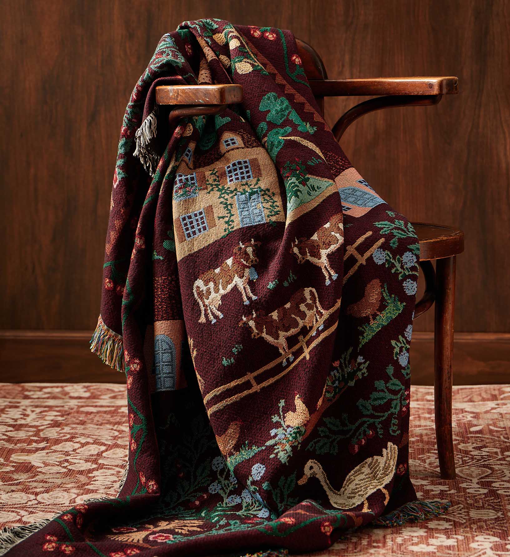 Woven Blanket - Country Farm