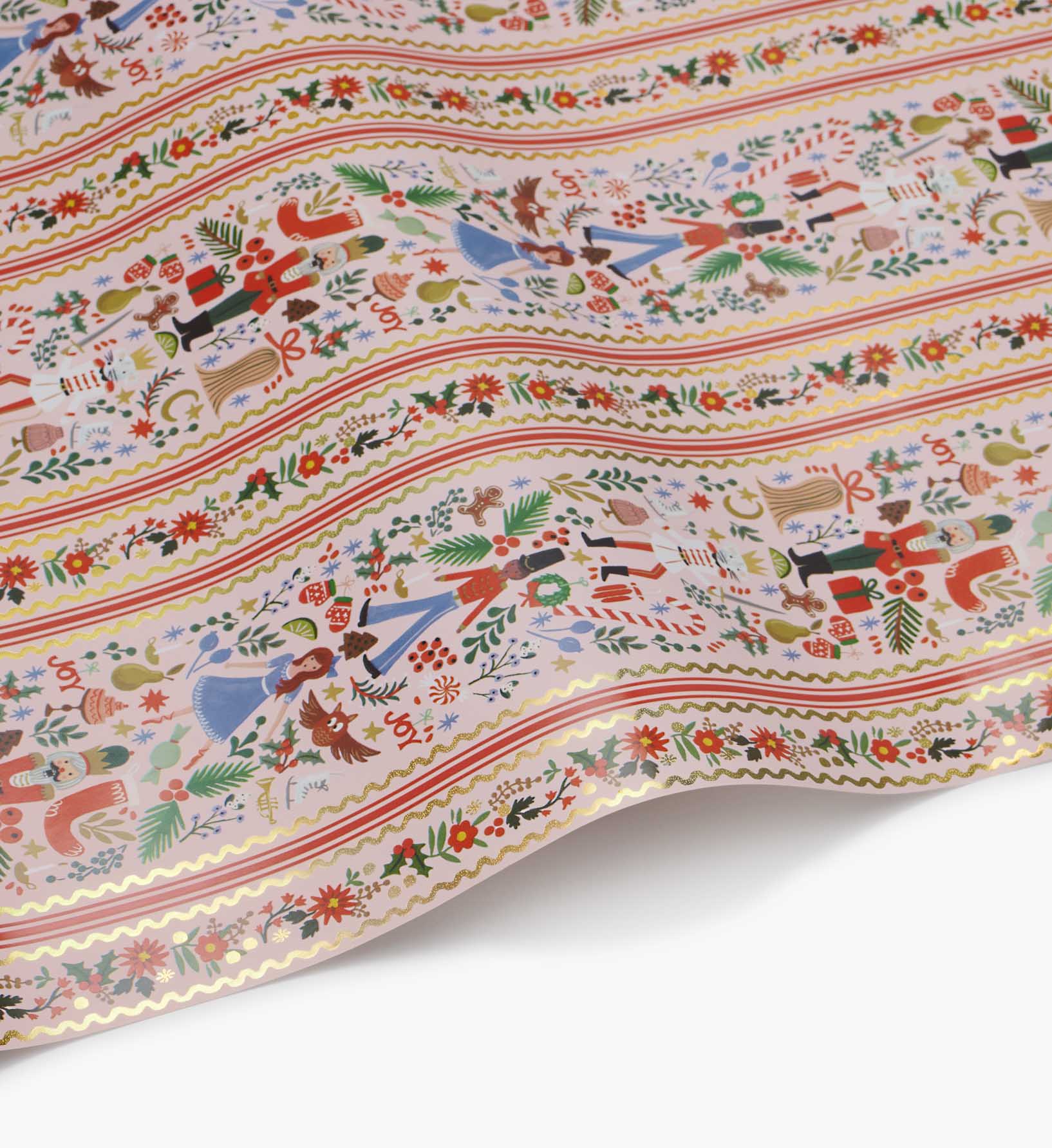 Holiday Wrapping Roll - Holly Jolly Nutcracker