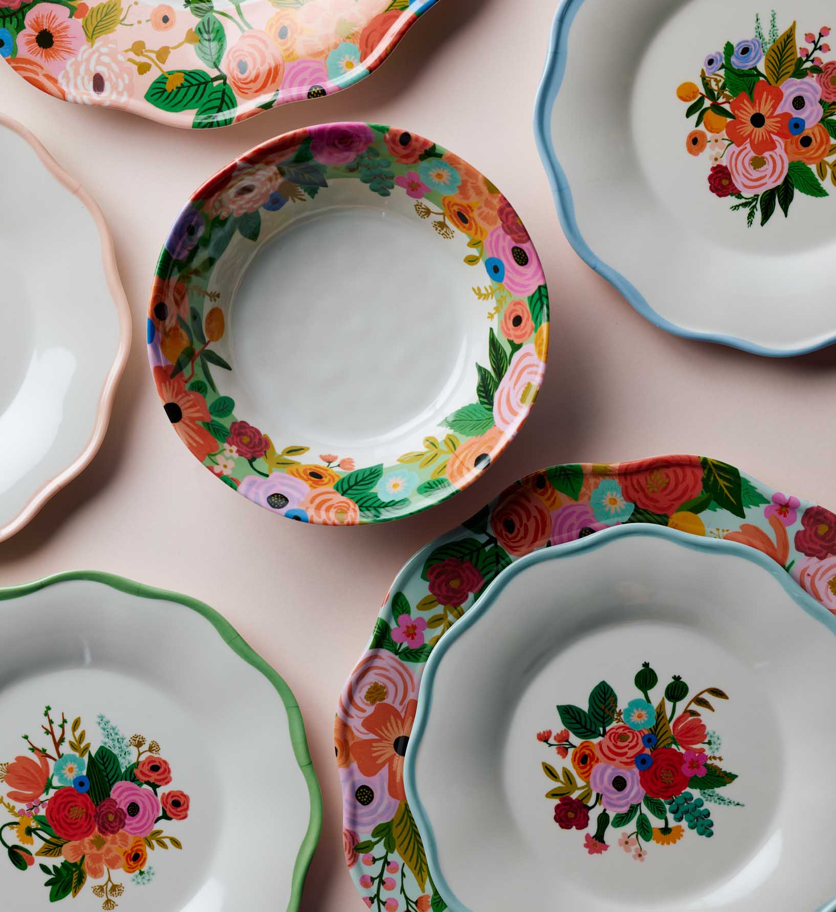 Melamine Assorted Bowls - Garden Party